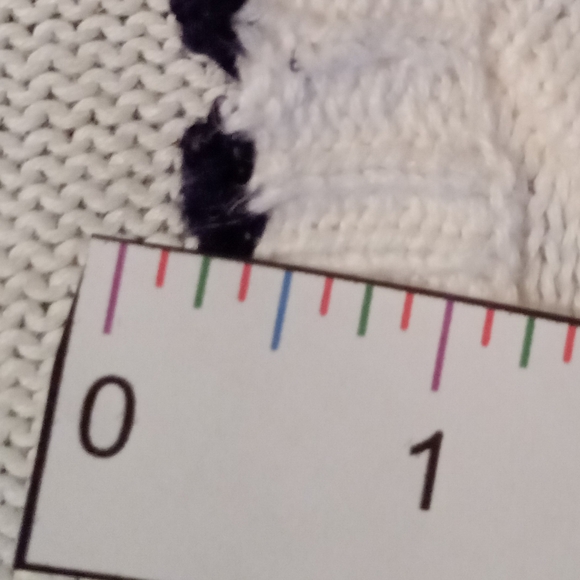 Vintage Susan Bristol Patriotic Cotton-Blend Sweater Vest, Size M - Picture 5 of 5